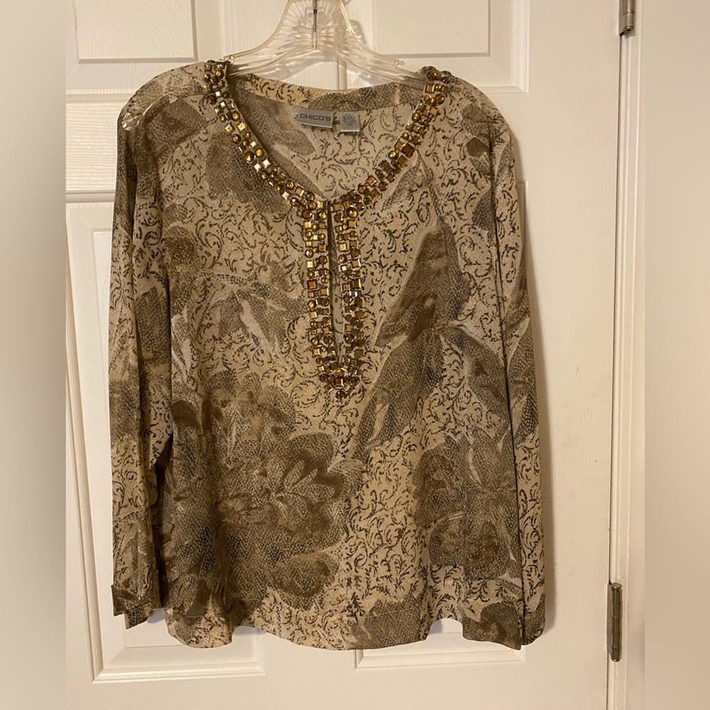Chico’s 100% silk blouse